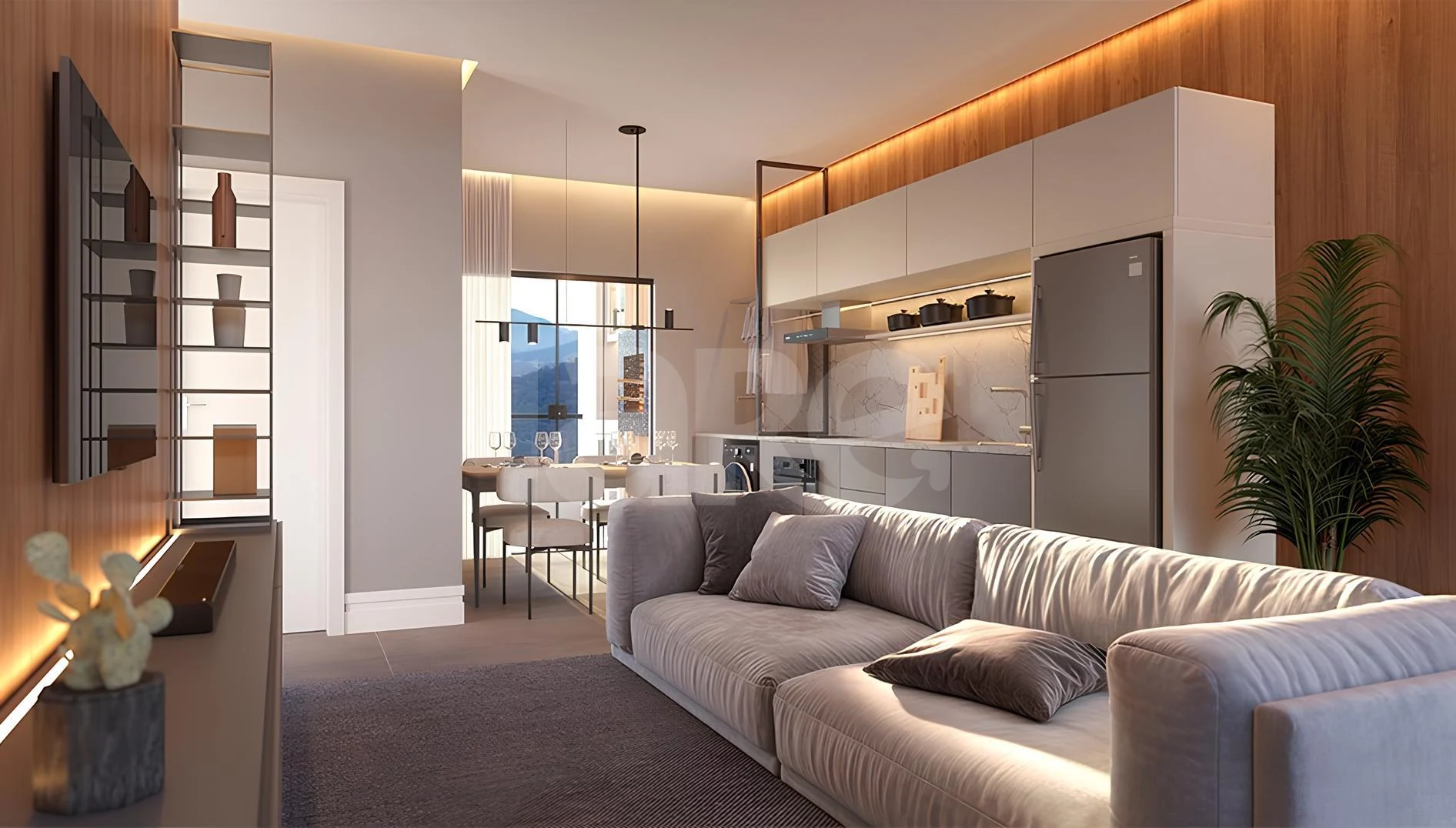 New York - Apartamento com 70 m², em Morretes — foto 2