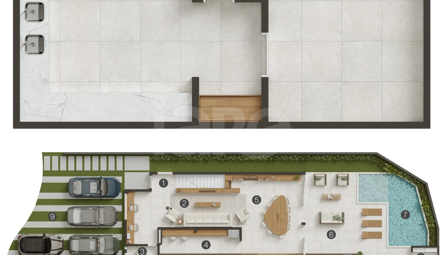 Planta — Casa em Condomínio 464,66 m²