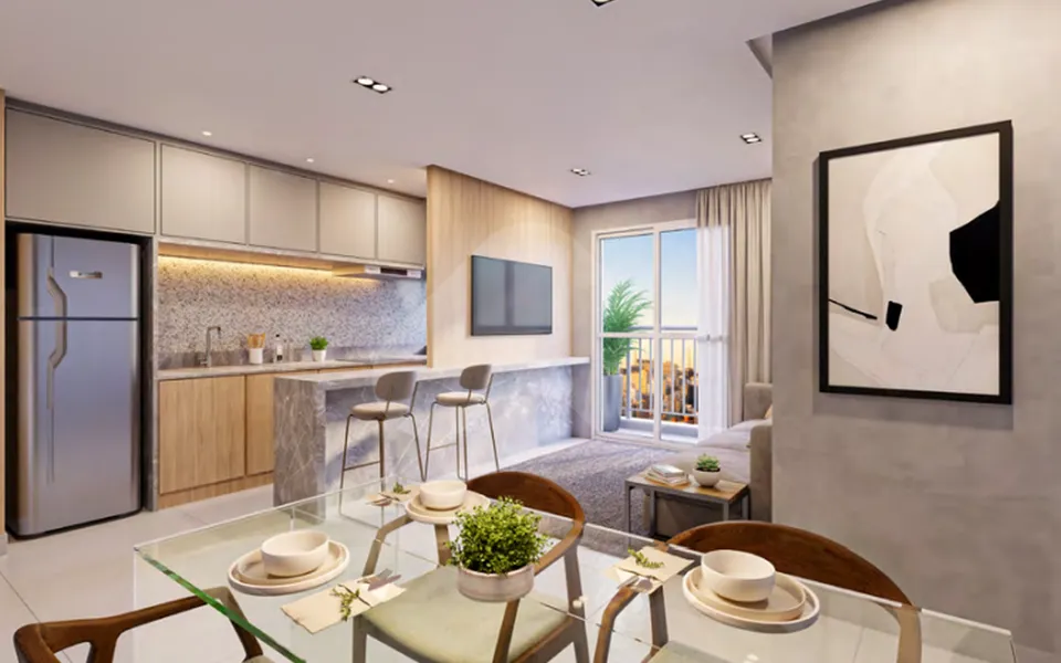 Monumental Residencial Conx - Apartamento com 29,66 m², em Santo Amaro — foto 9