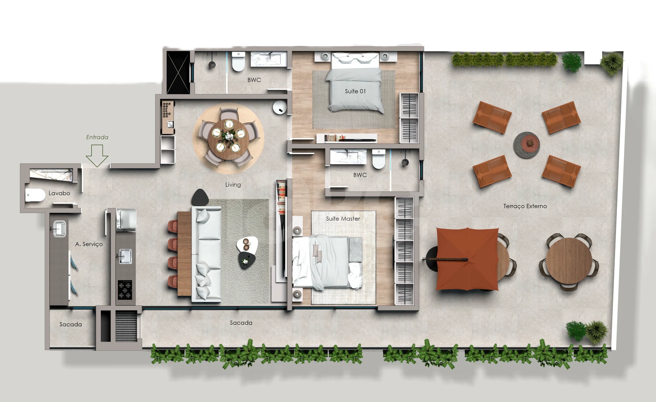 Planta — Garden 148,69 m²