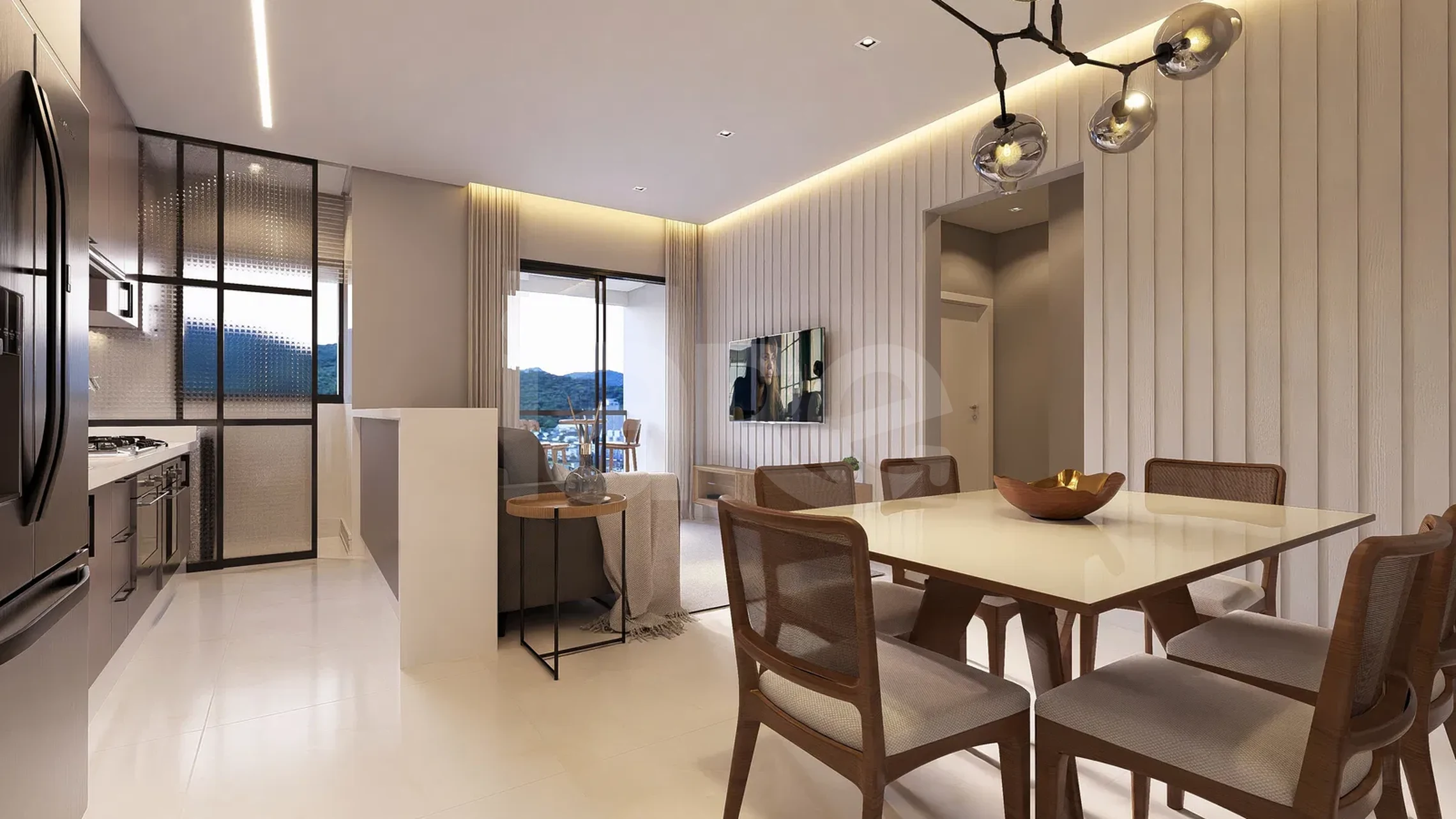 Yosemite Residence - Apartamento com 68,7 m², em Morretes — foto 4