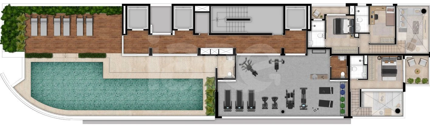 Planta — Pavimento rooftop