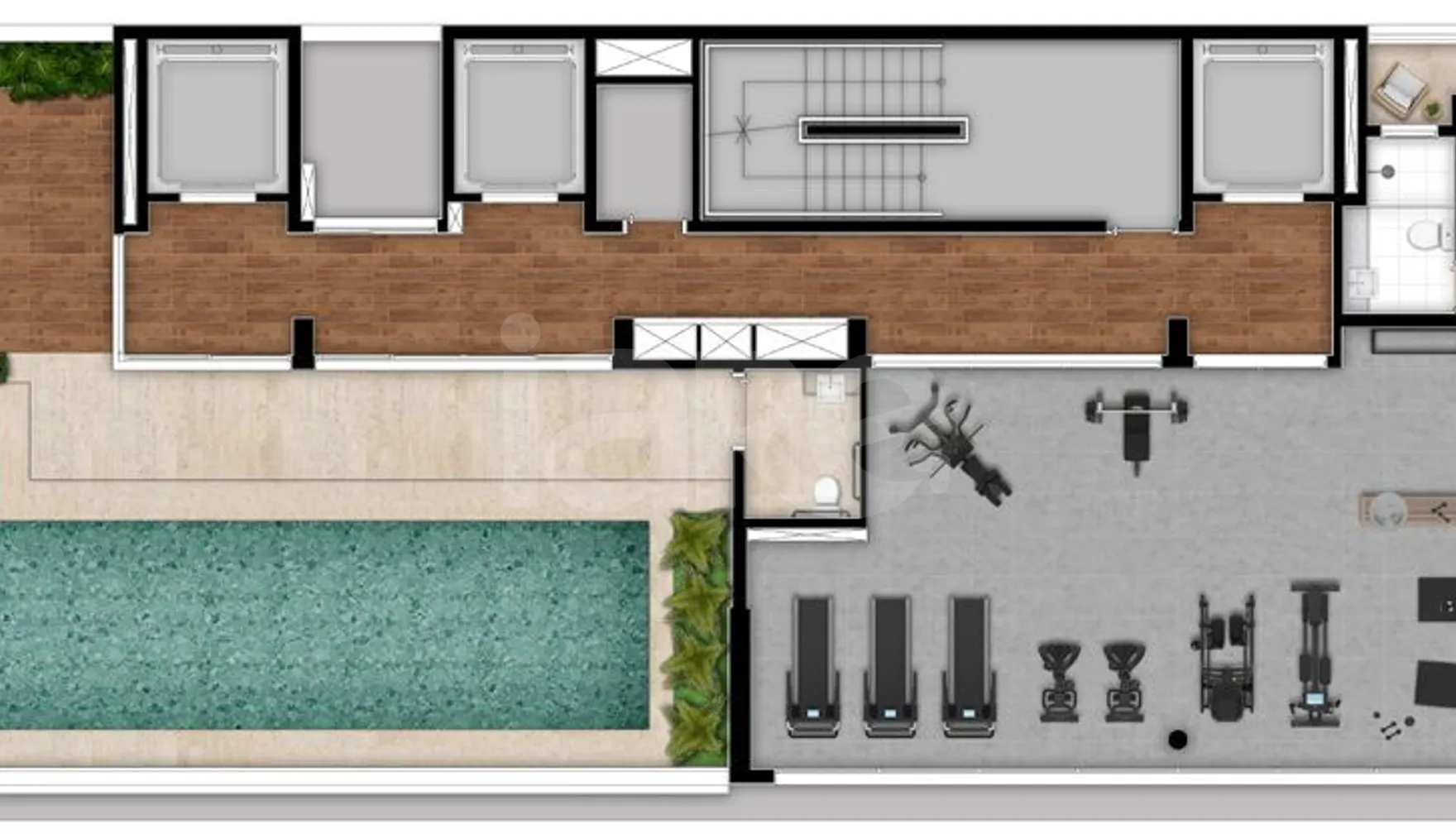 Planta — Pavimento rooftop