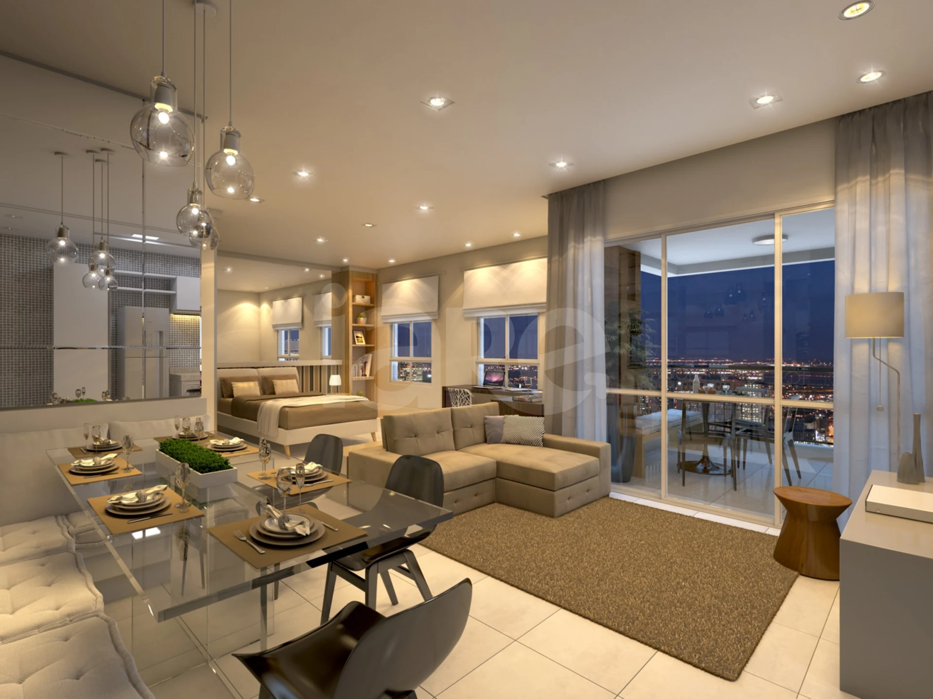 RG Domingos - Apartamento com 58,11 m², em Morumbi — foto 3