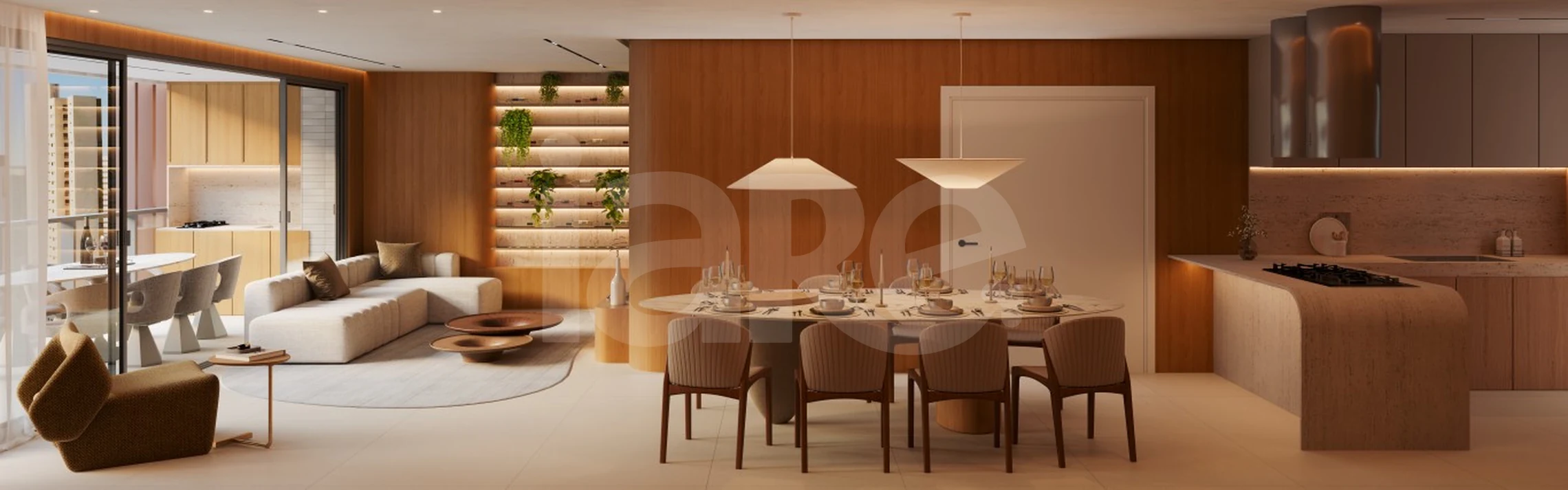 Bauten Parque - Apartamento com 72,79 m², em Jardim Oceania — foto 2