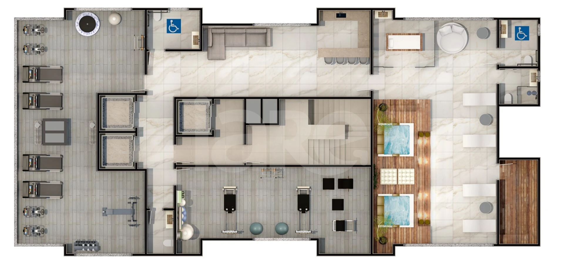 Planta — Pavimento lazer 2