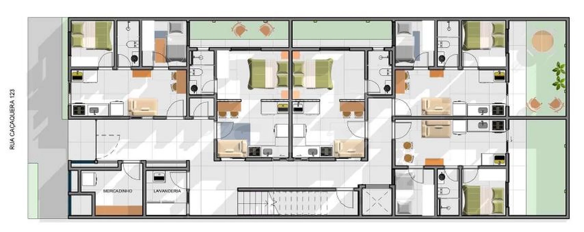 Planta — Pavimento térreo