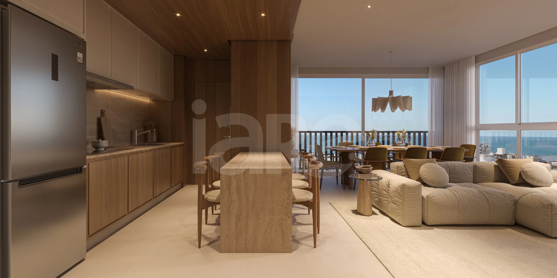 Soul Residence - Apartamento com 46,68 m², em Zona Nova — foto 3