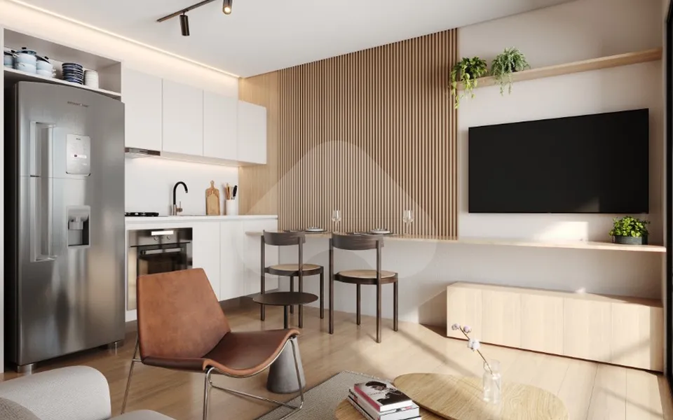 Claris - Apartamento com 56,87 m², em Indianópolis — foto 2