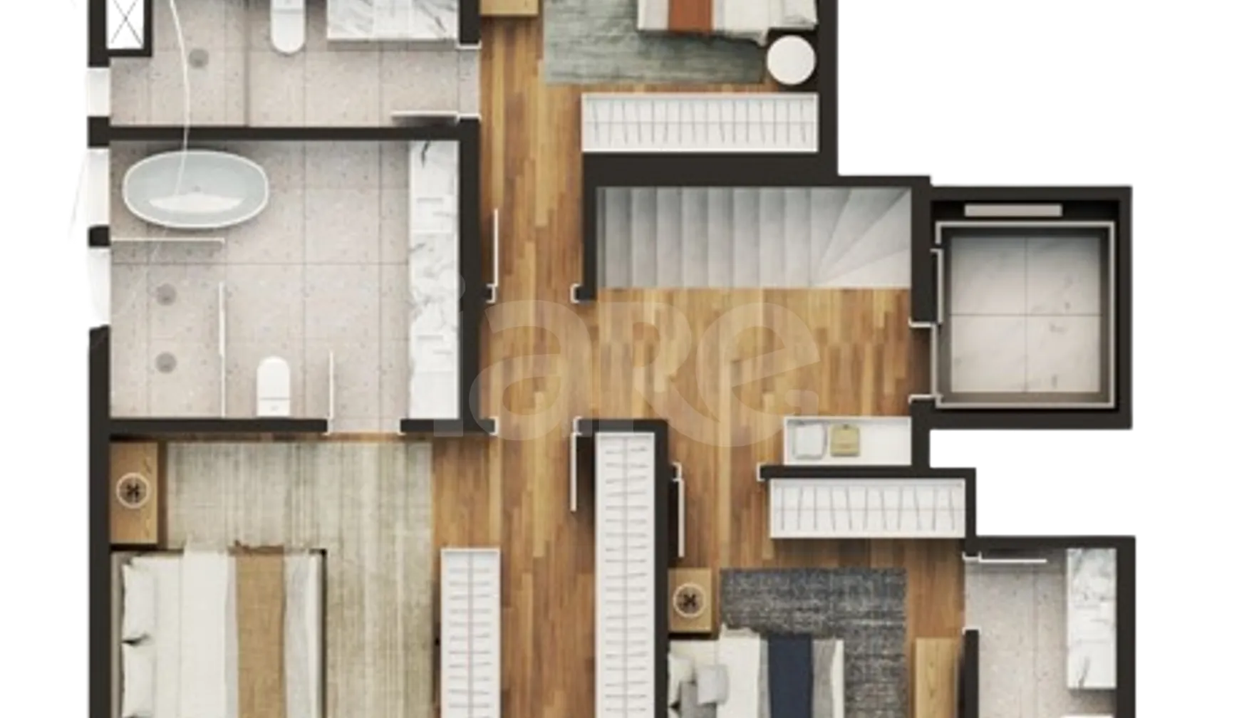 Planta — Cobertura Duplex 213,31 m²