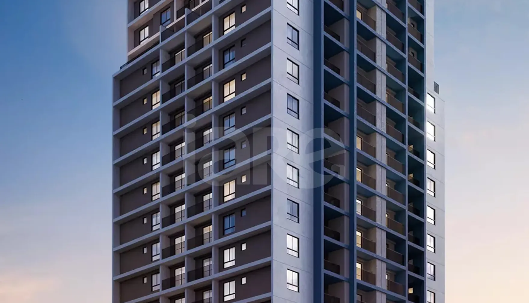 Uno Solare - Studio com 30,66 m², em Portão — foto 1