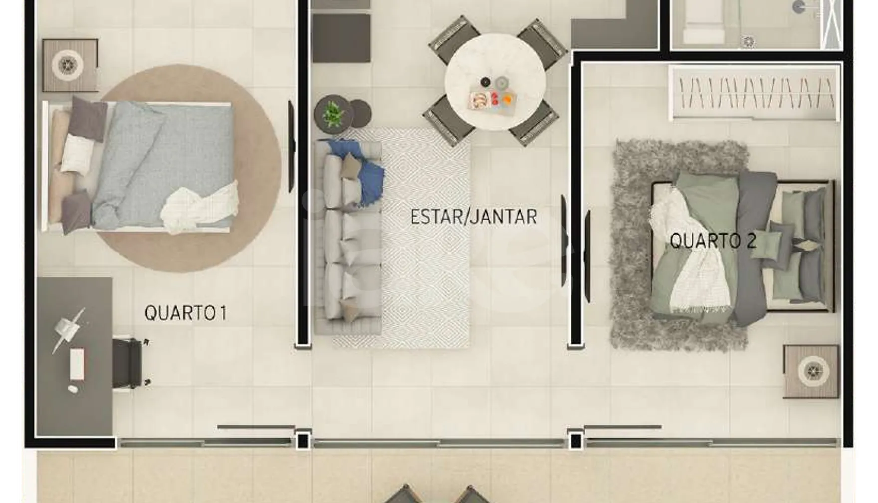 Planta — Garden 64,26 m²
