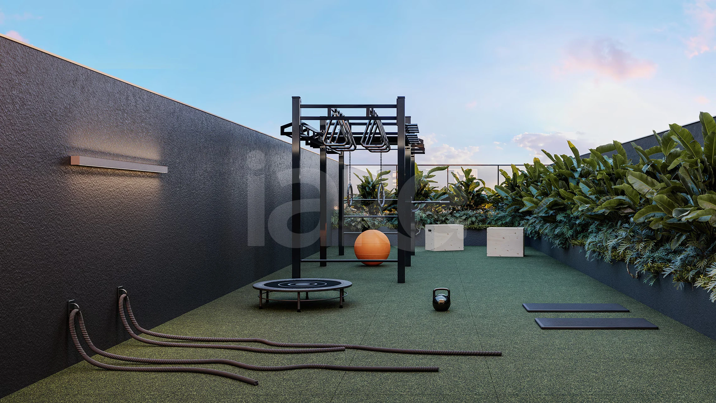 Átrio - Garden com 219,96 m², em Ecoville — foto 16