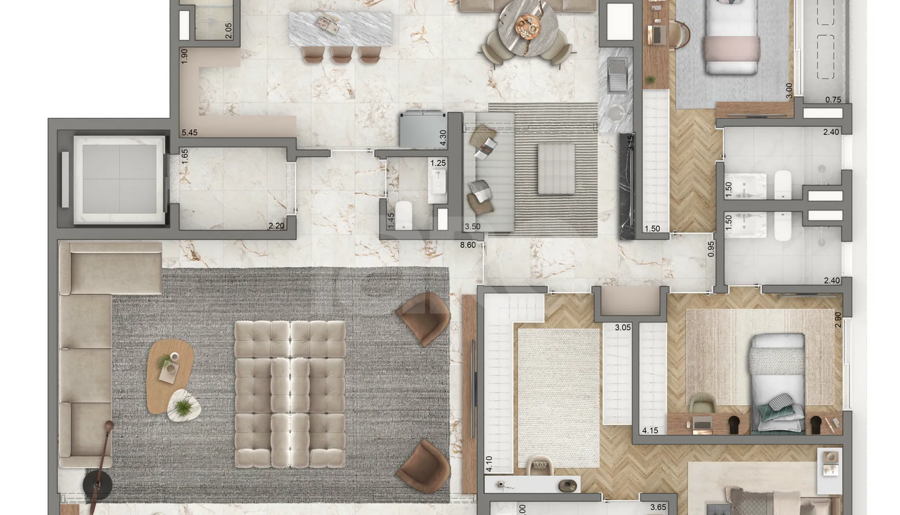 Planta — Garden 269,5 m²