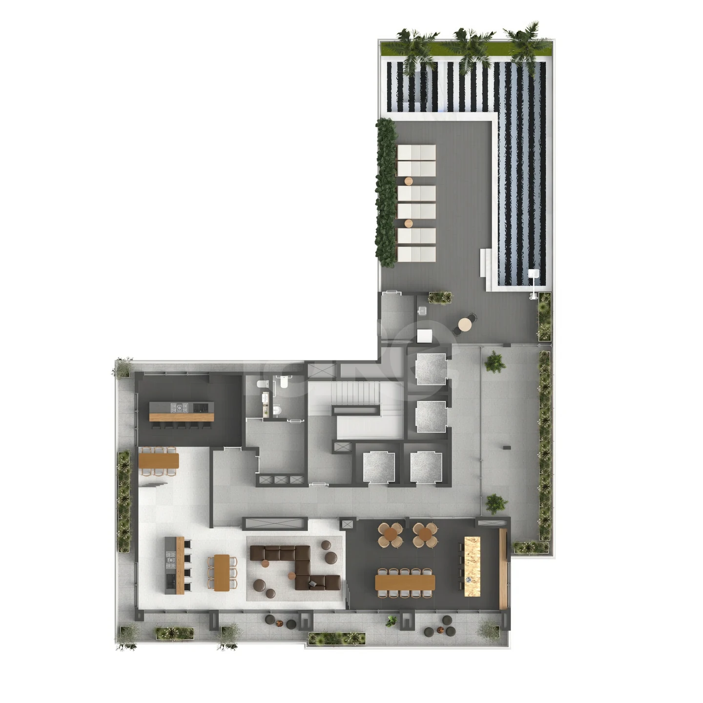 Planta — Pavimento 23
