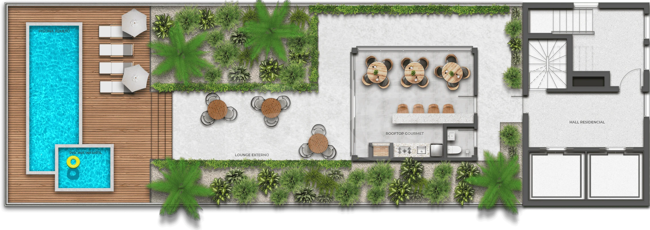 Planta — Pavimento rooftop