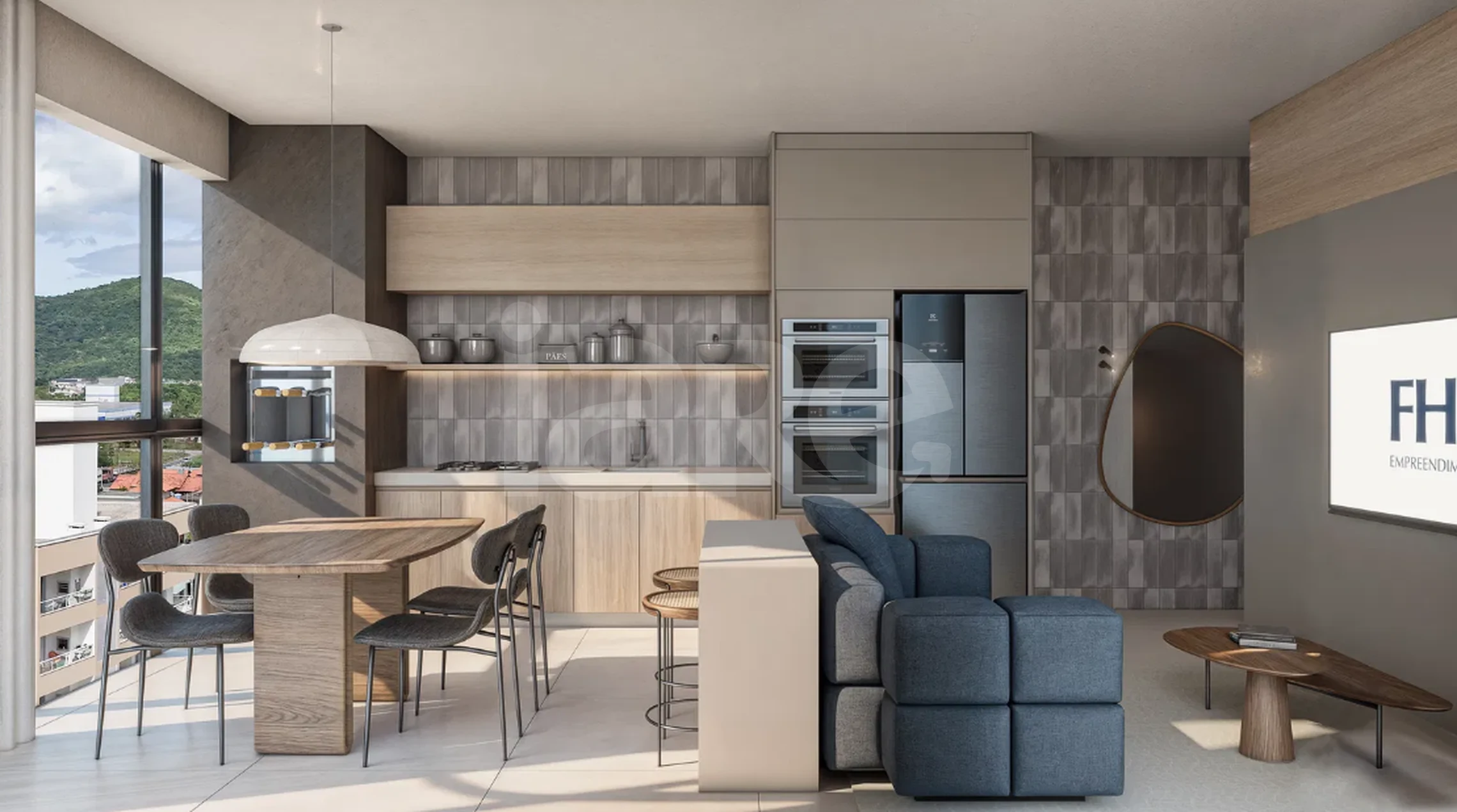 Valen Residence - Apartamento com 54 m², em Bombas — foto 3