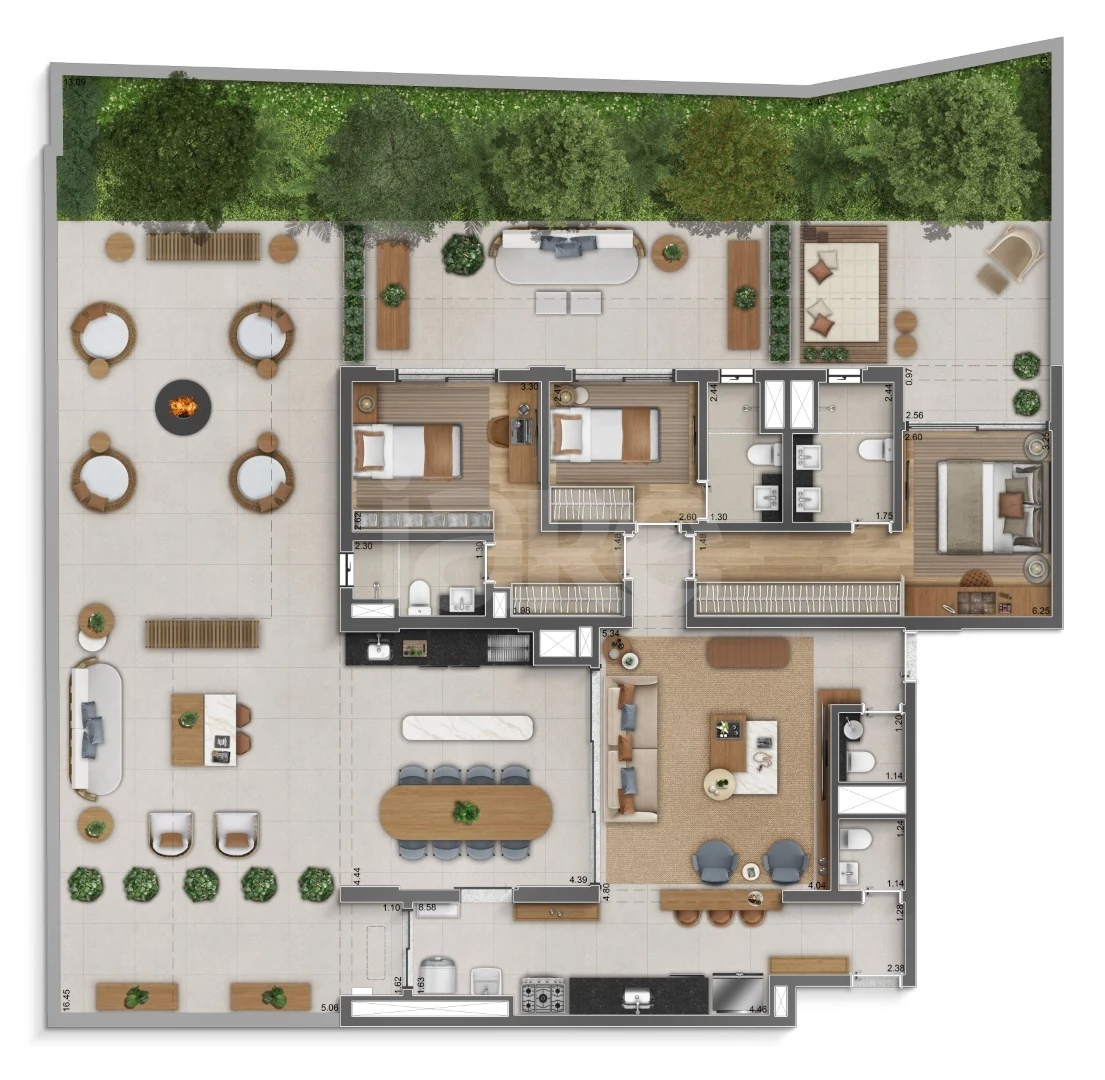 Planta — Garden 275,06 m²