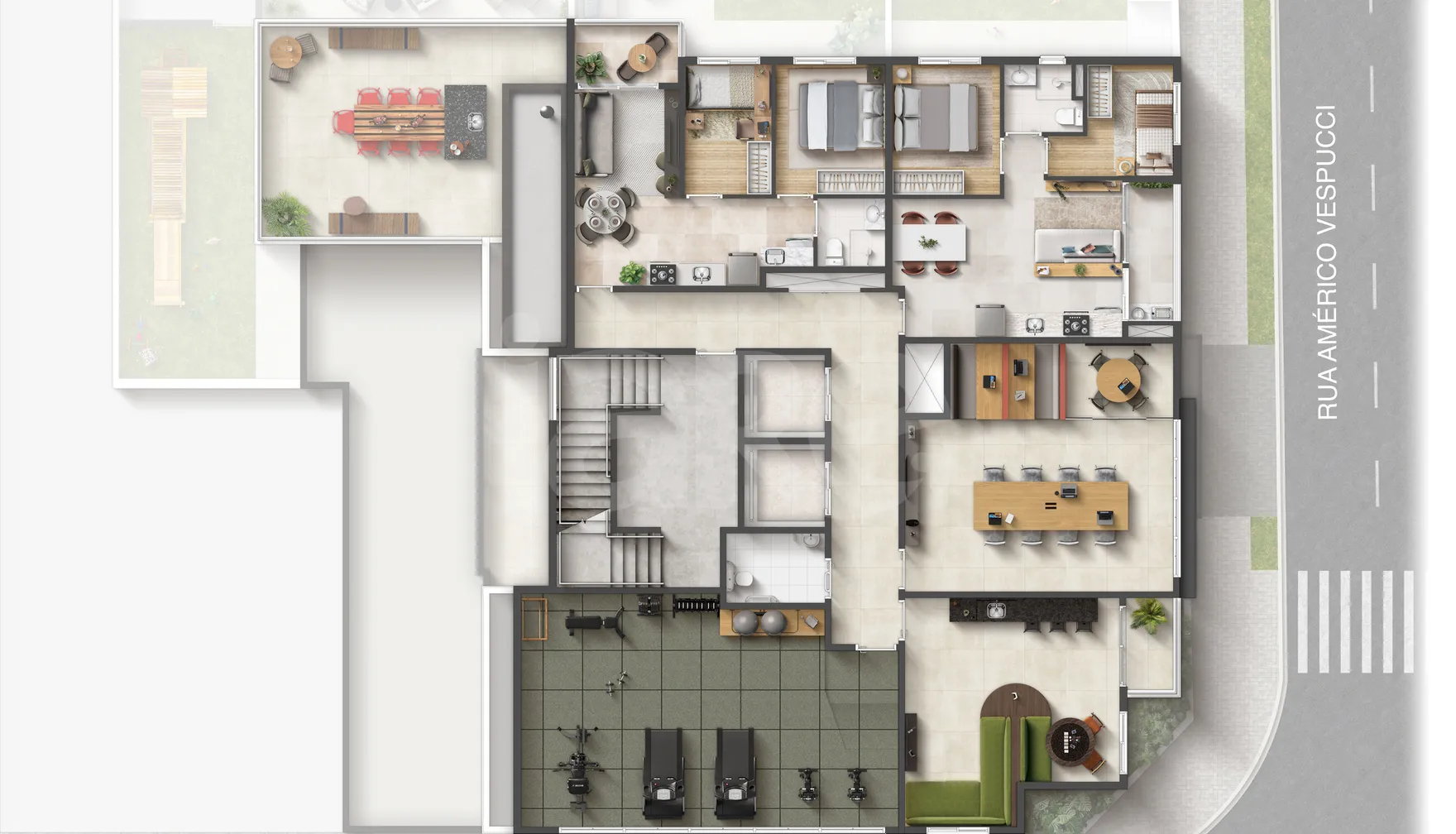Planta — Pavimento 15