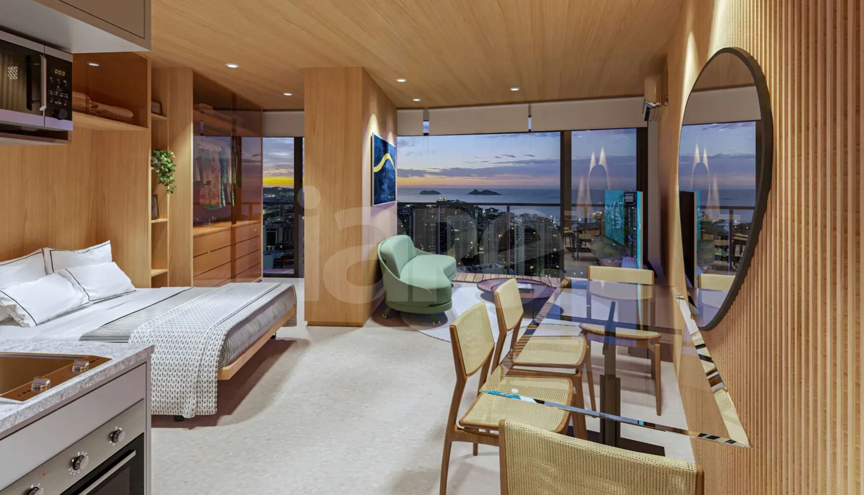 Niemeyer 360° Residences - Studio com 40 m², em Barra da Tijuca — foto 7