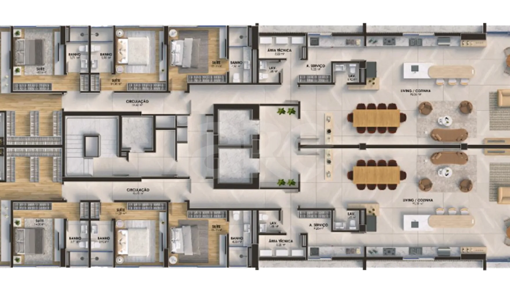 Planta — Pavimento 32