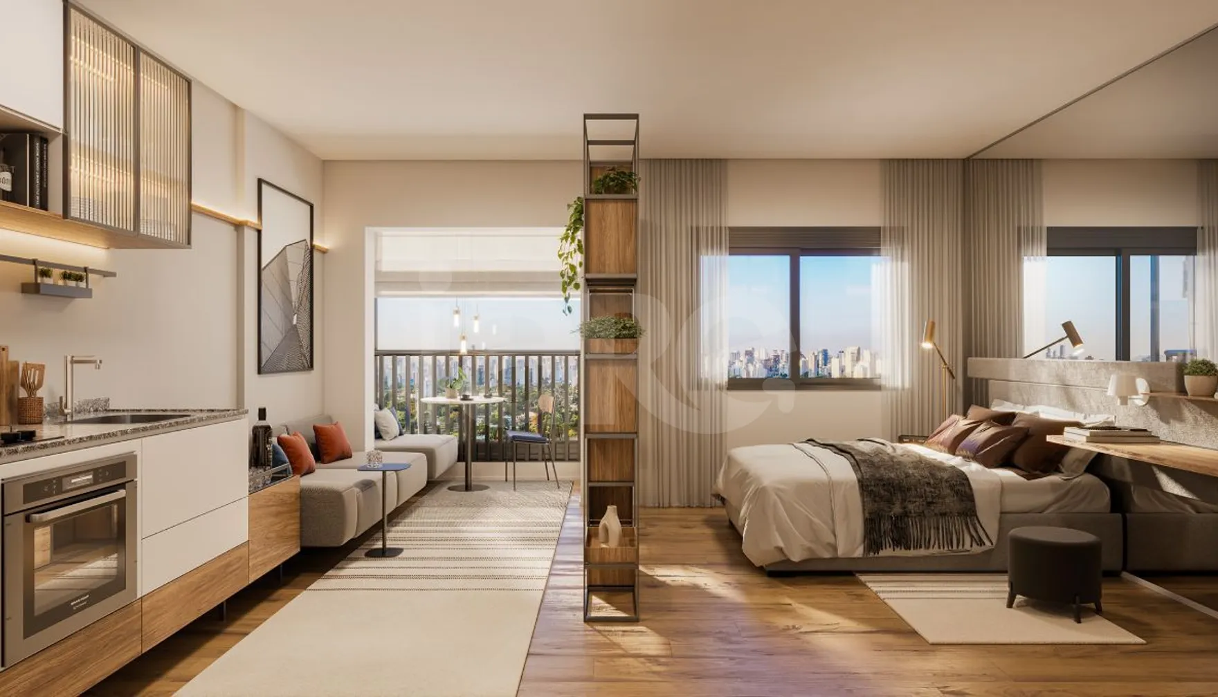 MOB Apartments - Apartamento com 41,08 m², em Centro — foto 3
