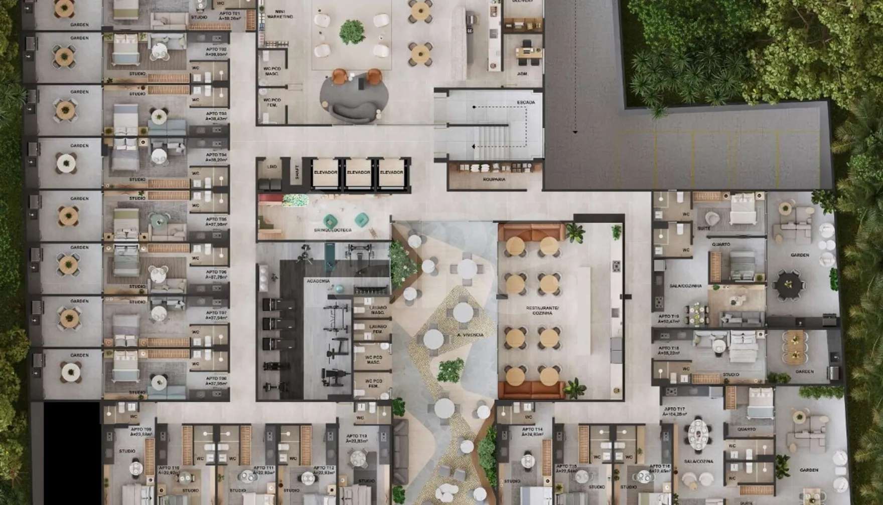 Planta — Pavimento térreo