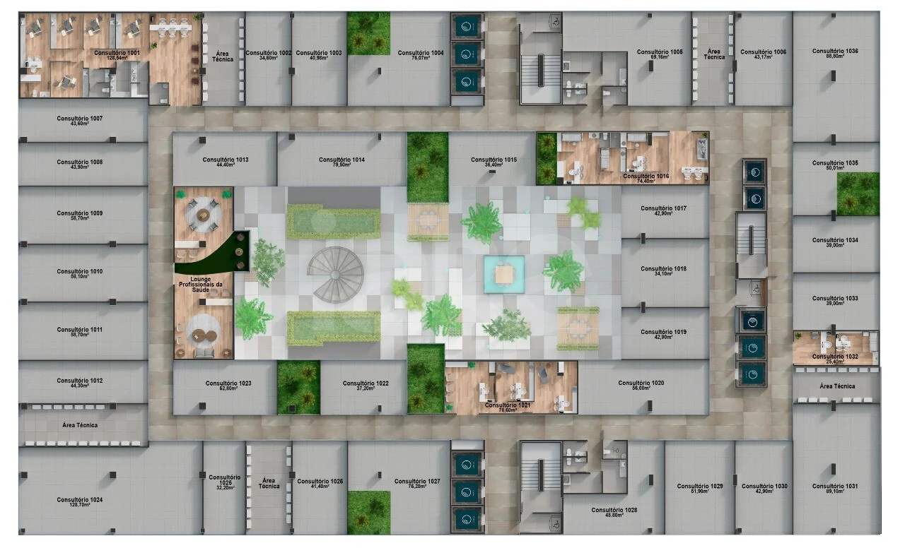 Planta — Pavimento 10