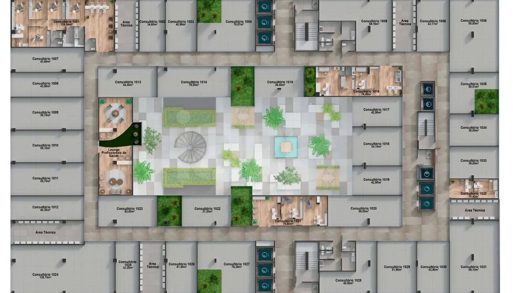 Planta — Pavimento 10