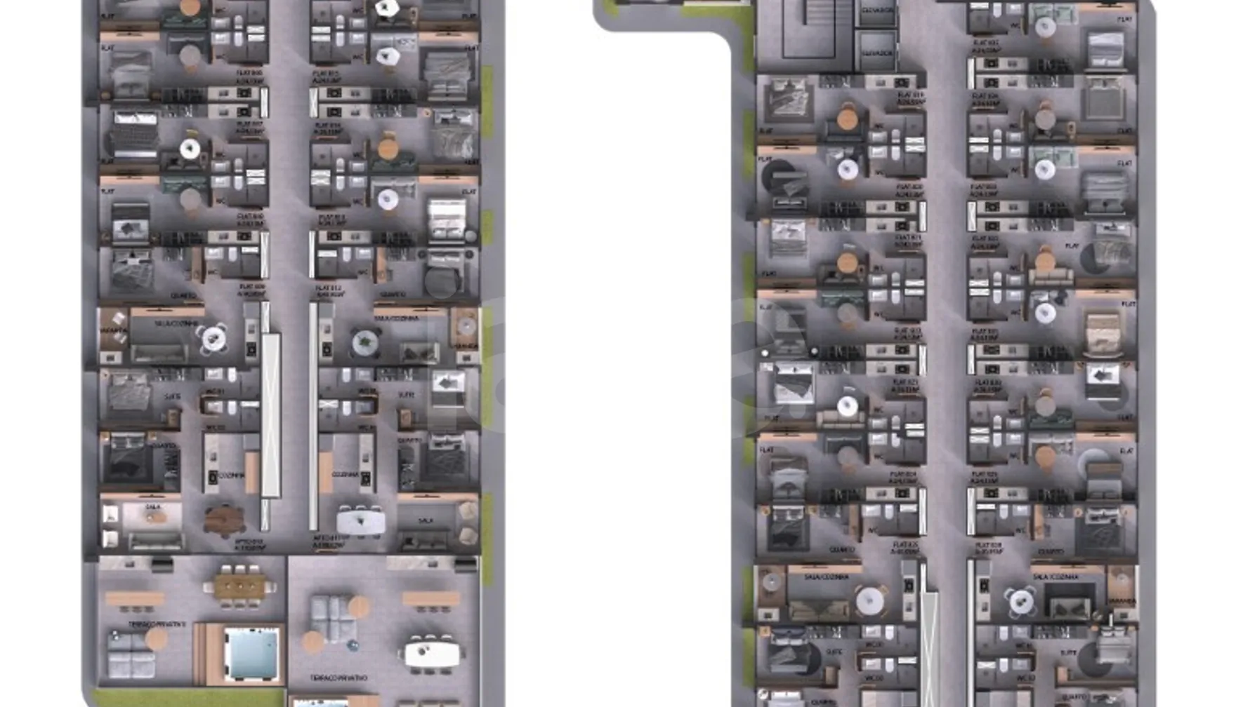Planta — Pavimento 8