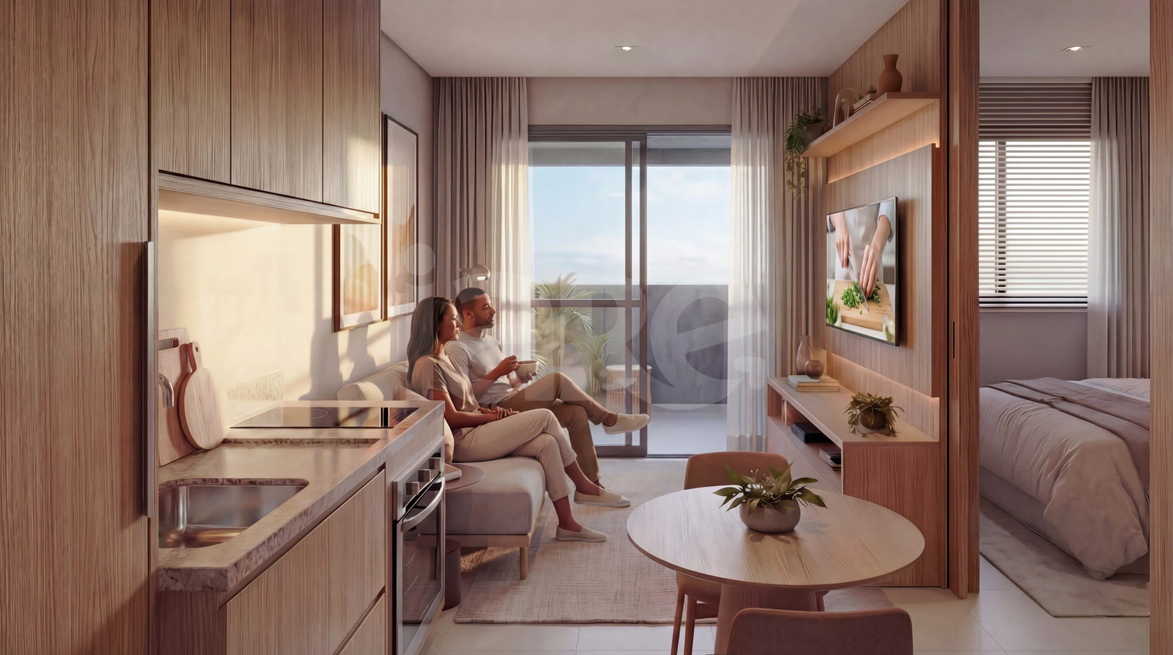 Feel Nature Pontal Oceânico - Studio com 31,91 m², em Recreio dos Bandeirantes — foto 2