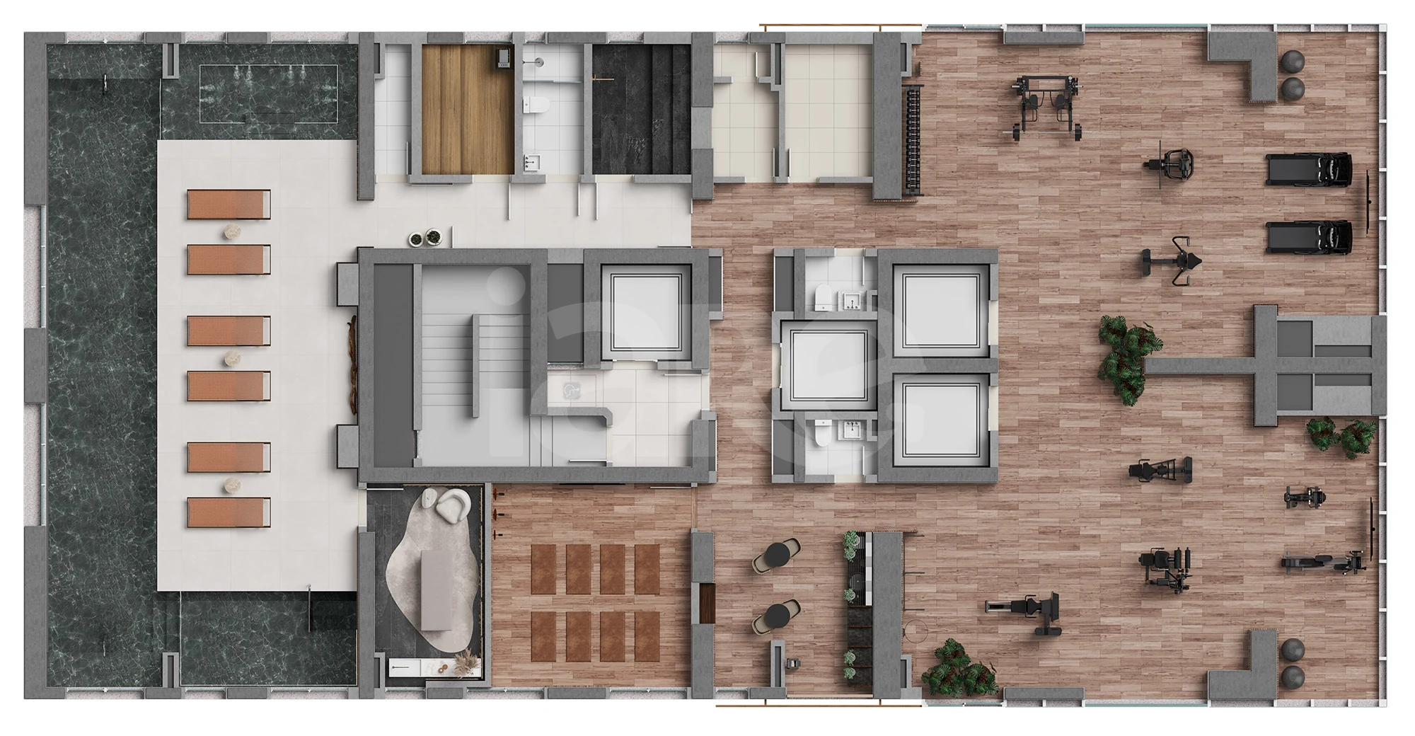 Planta — Pavimento lazer 2