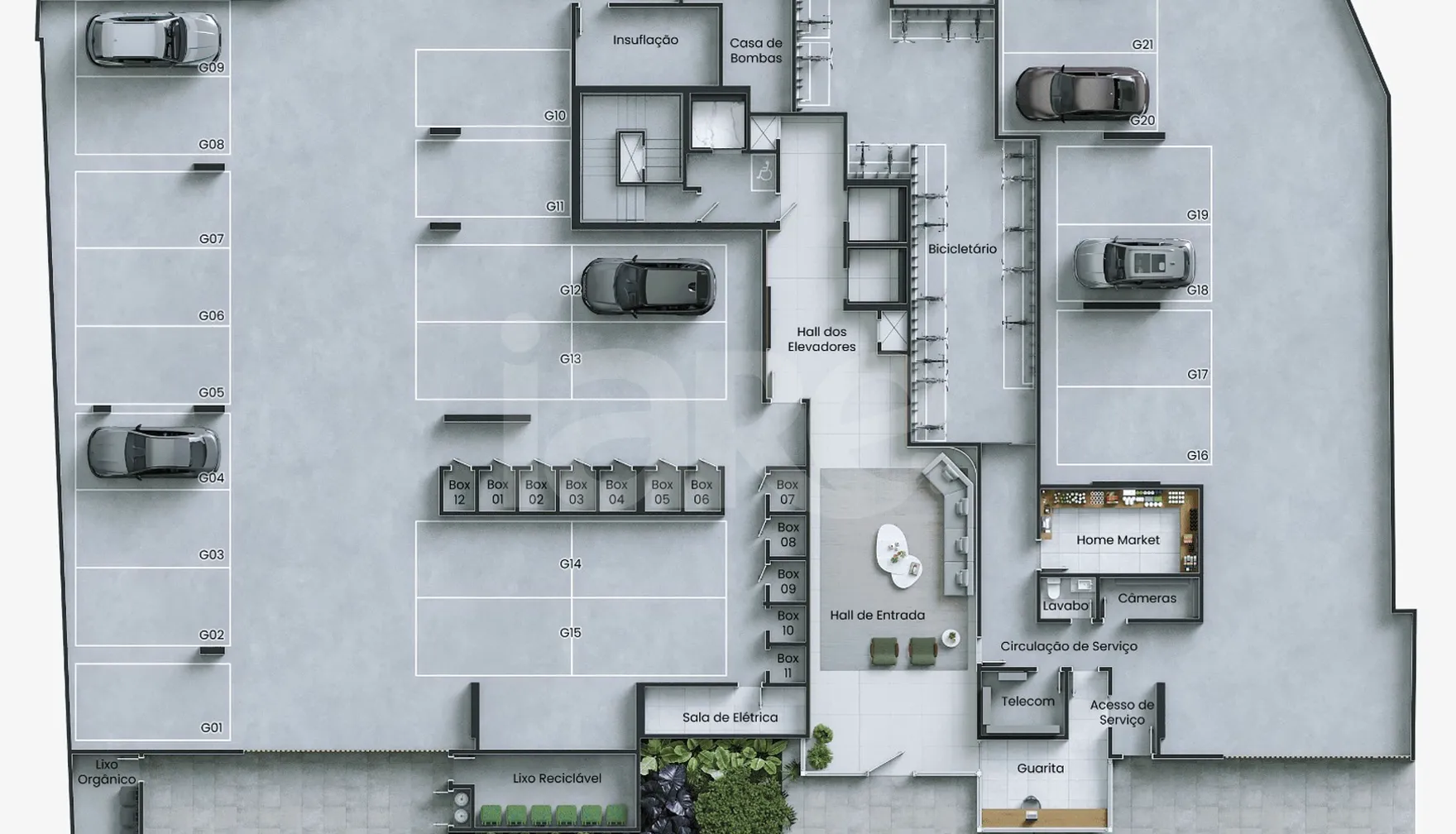 Planta — Pavimento térreo