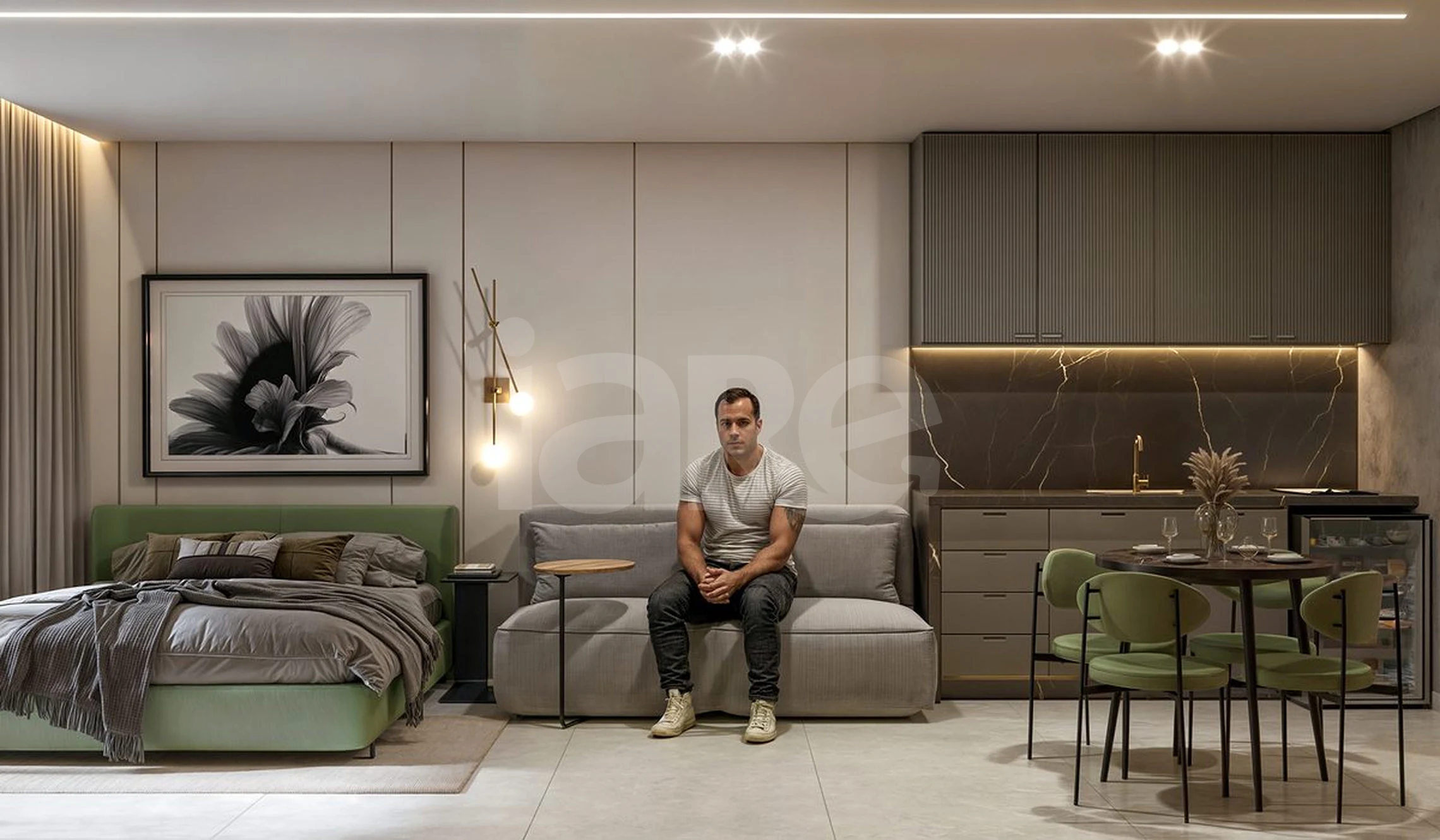 Chateau D’Belli - Apartamento com 45 m², em Cabo Branco — foto 4