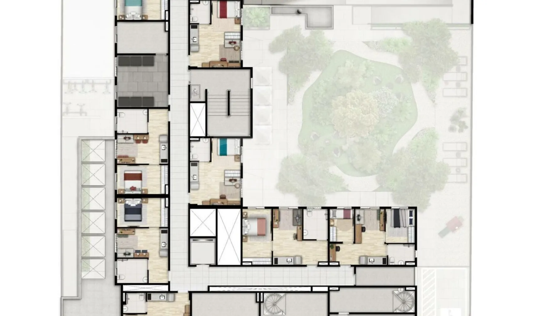 Planta — Pavimento 1 2