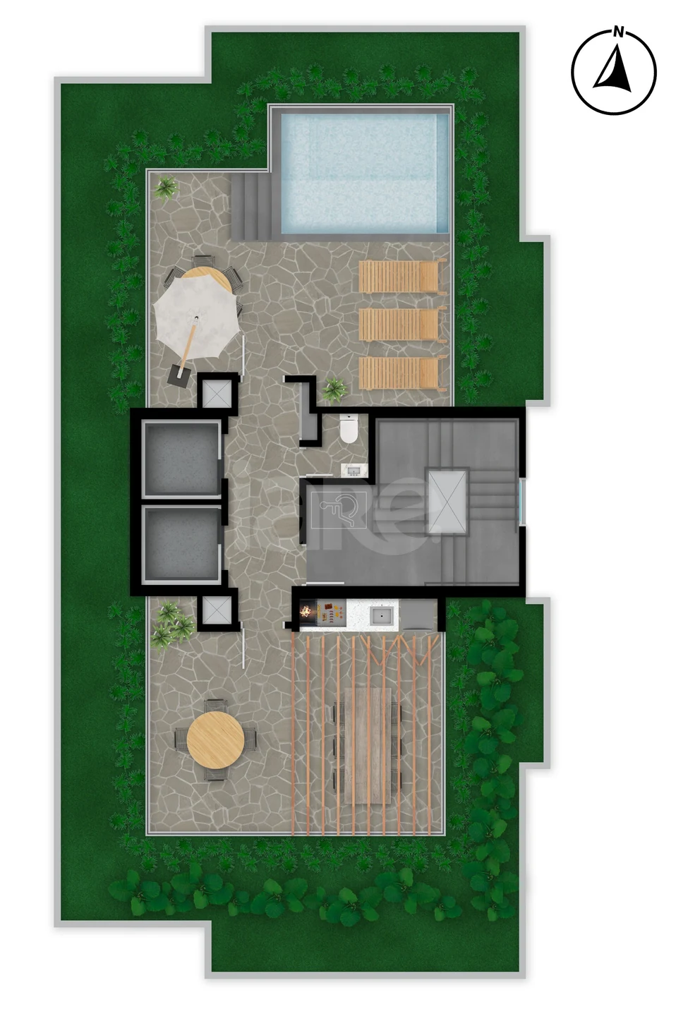Planta — Pavimento rooftop