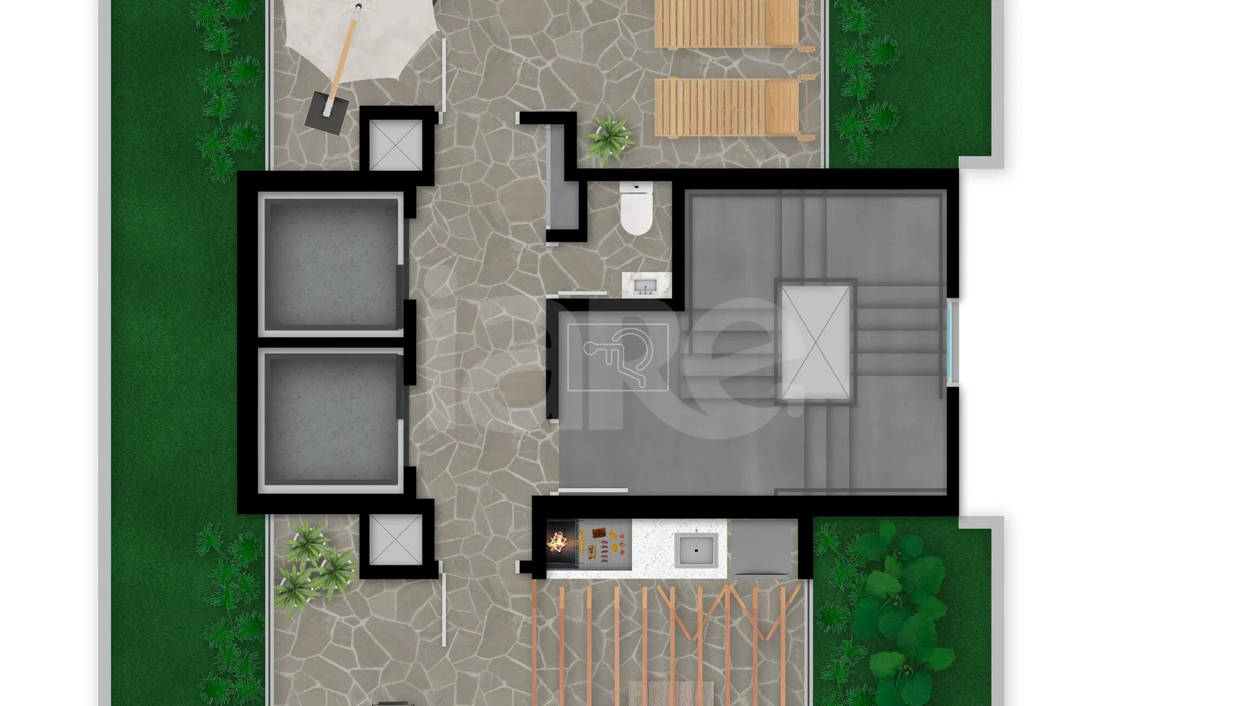 Planta — Pavimento rooftop