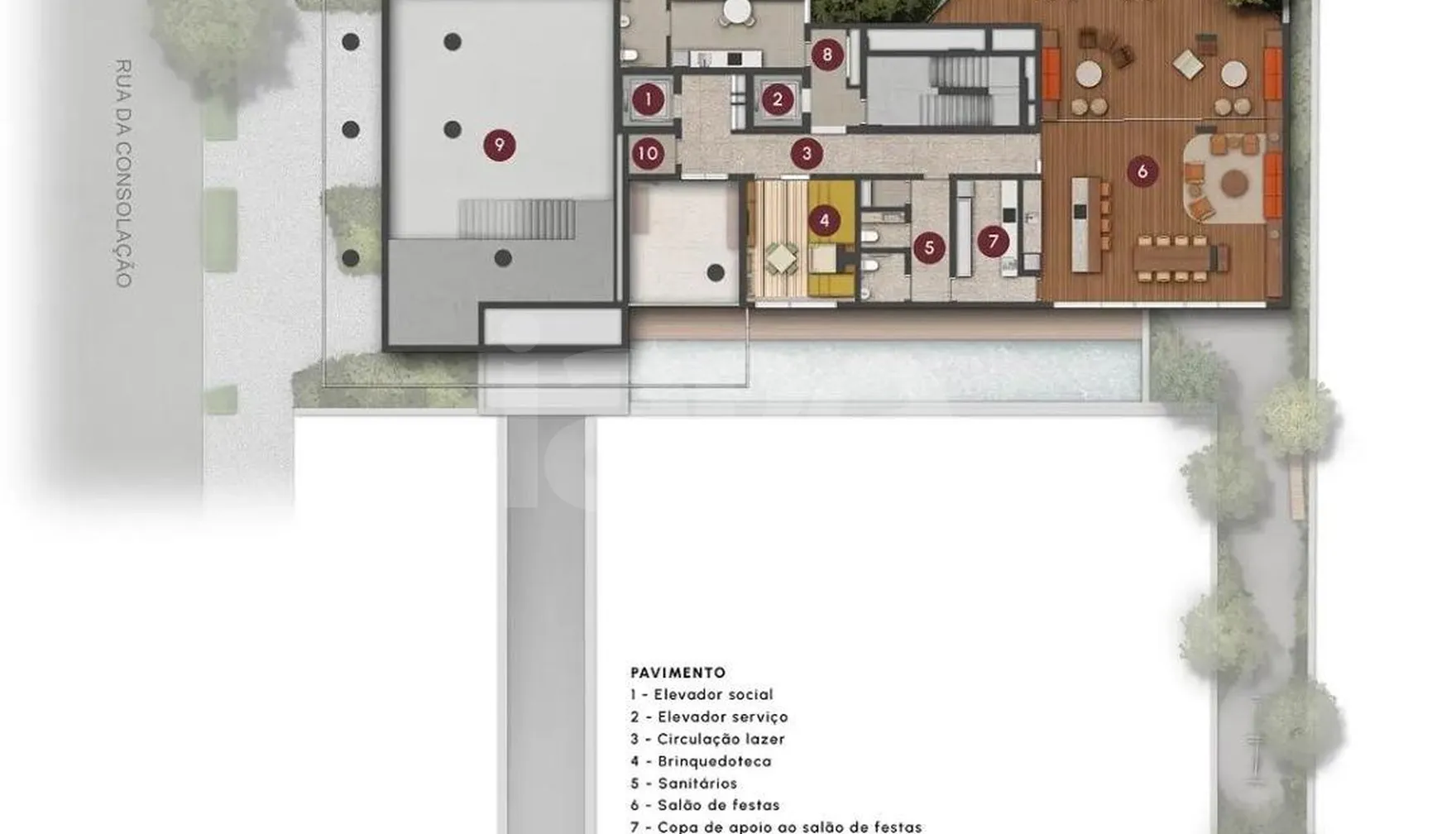 Planta — Pavimento mezanino
