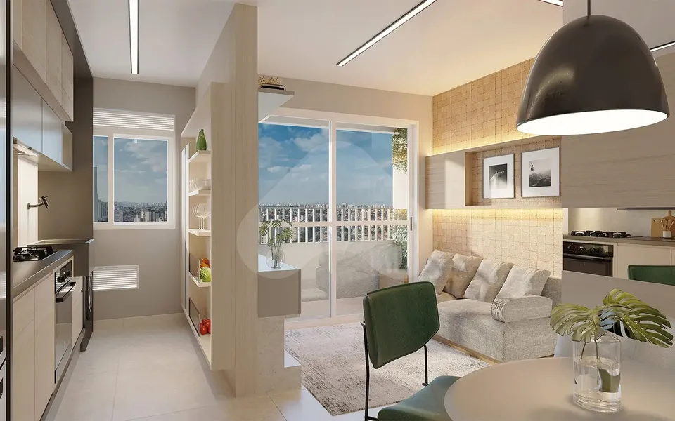 Pátio Central Galeria - Apartamento com 36,77 m², em Cambuci — foto 2