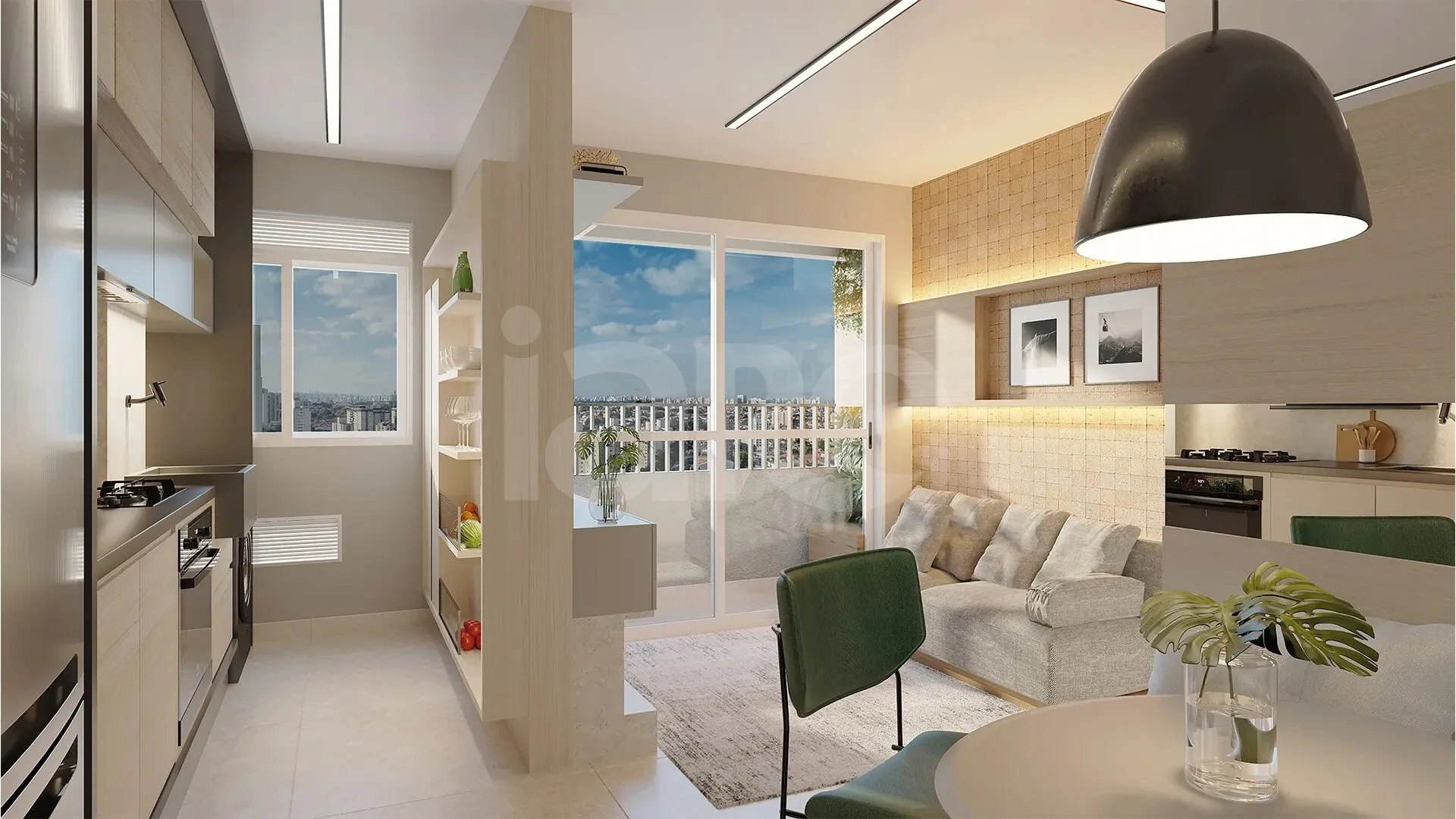 Pátio Central Galeria - Apartamento com 36,77 m², em Cambuci — foto 2