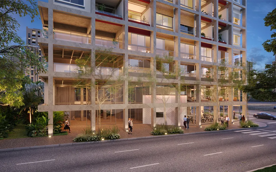 Hive Ibirapuera - Apartamento com 55,35 m², em Ibirapuera — foto 2