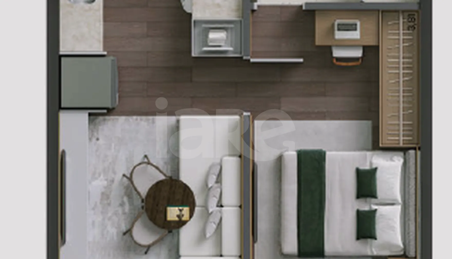 Planta — Apartamento 31,13 m²