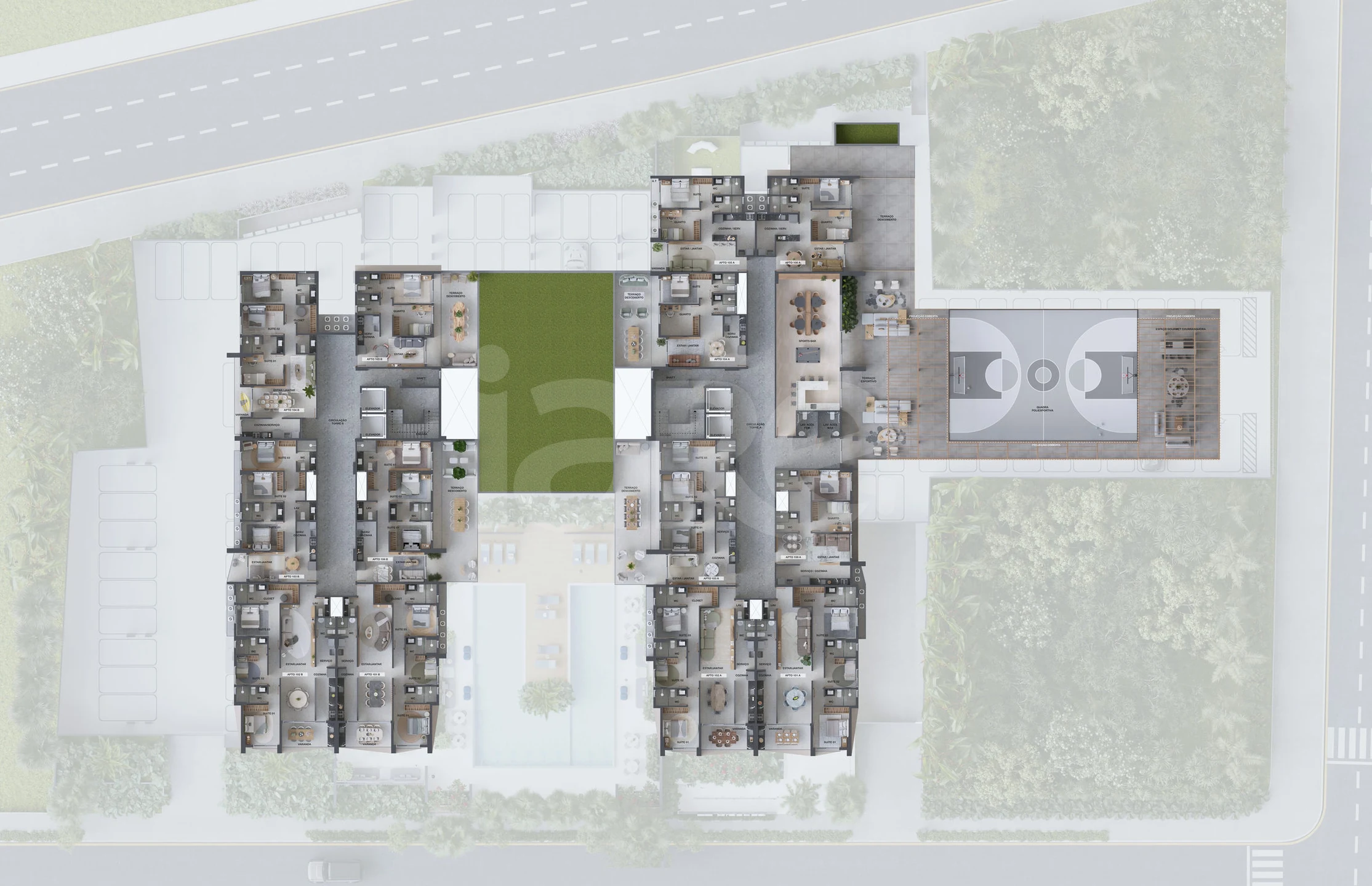 Planta — Pavimento 01