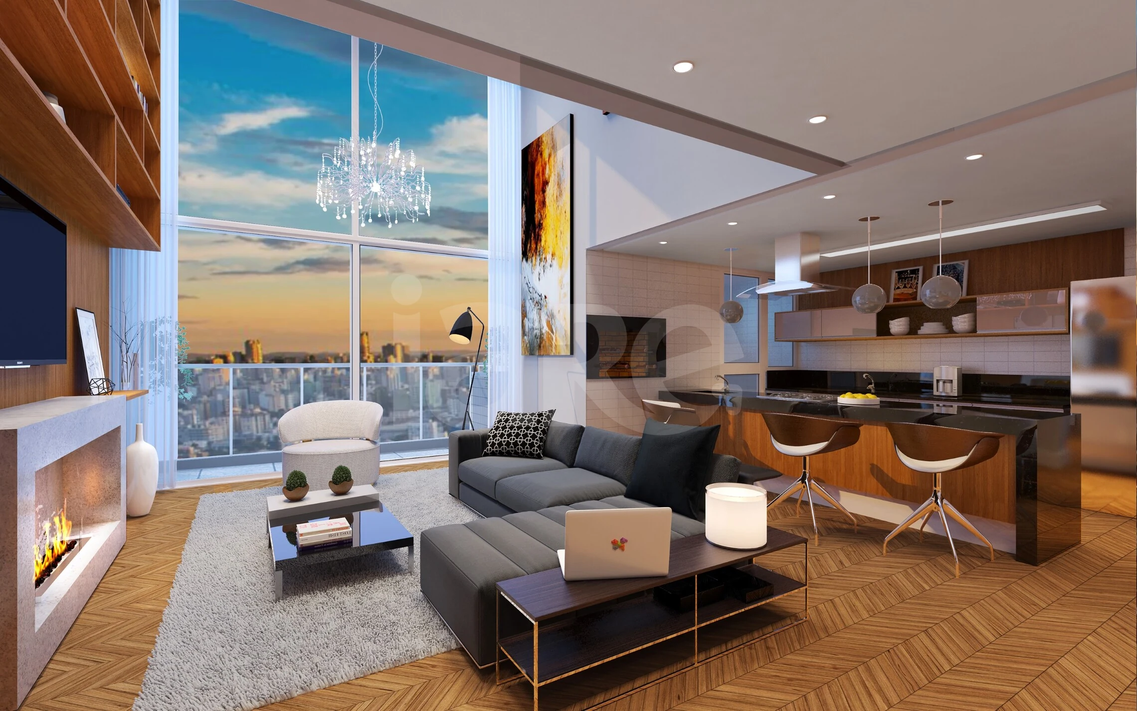 DUOS - Apartamento com 182,37 m², em Três Figueiras — foto 3