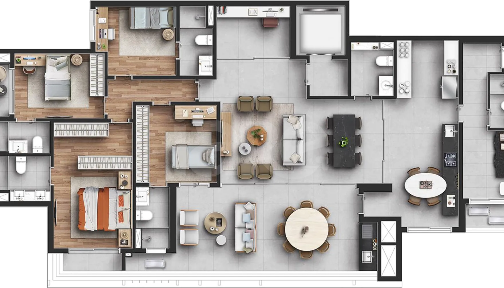 Planta — Garden 237,5 m²