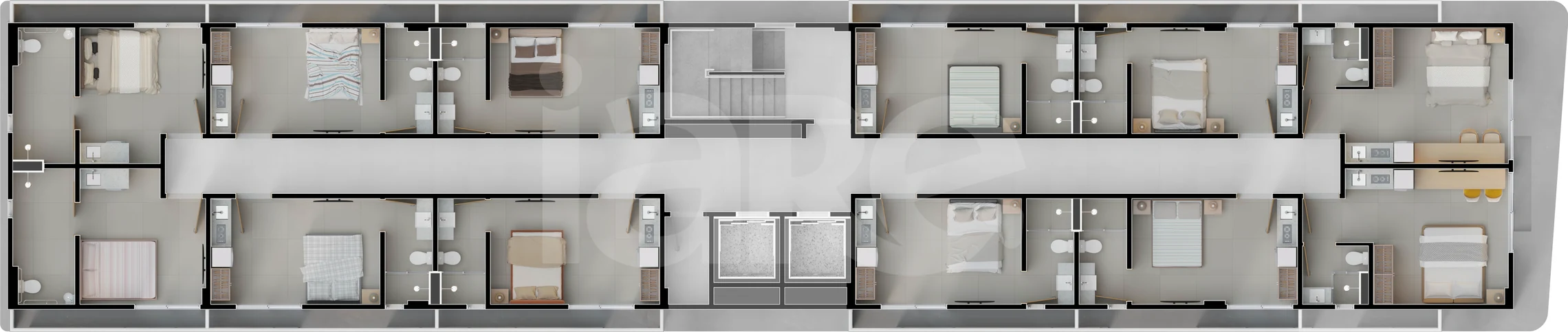 Planta — Pavimento 4 e 5