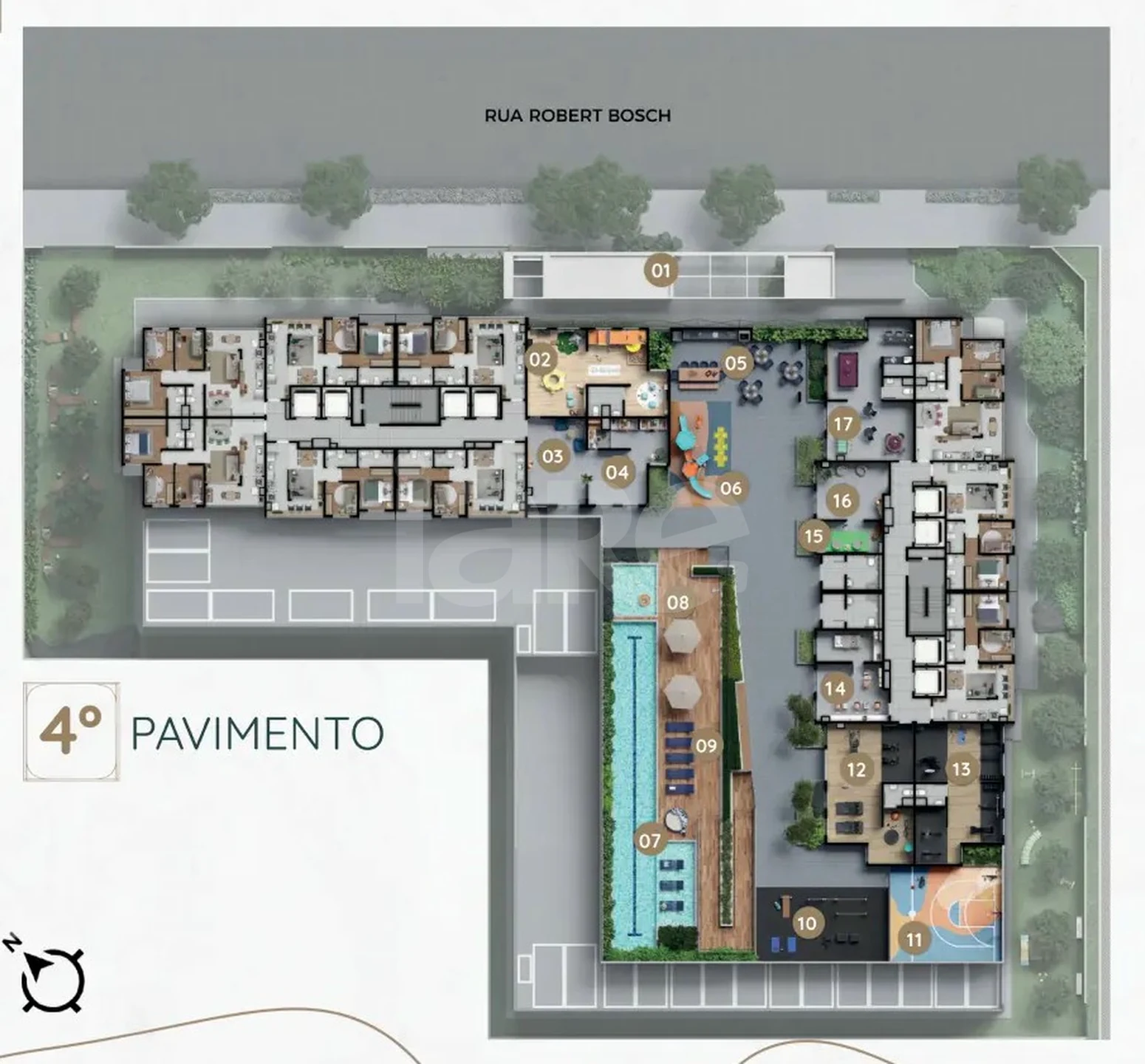 Planta — Pavimento 4