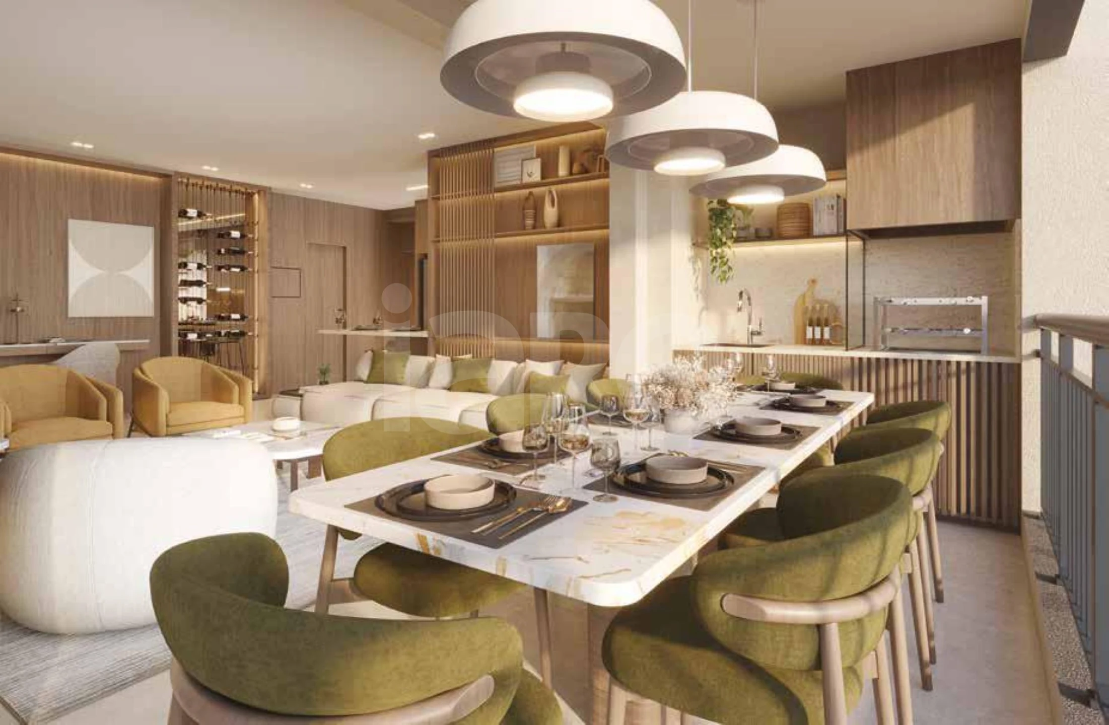 Azzure Resort Life - Apartamento com 63,4 m², em Umuarama — foto 8