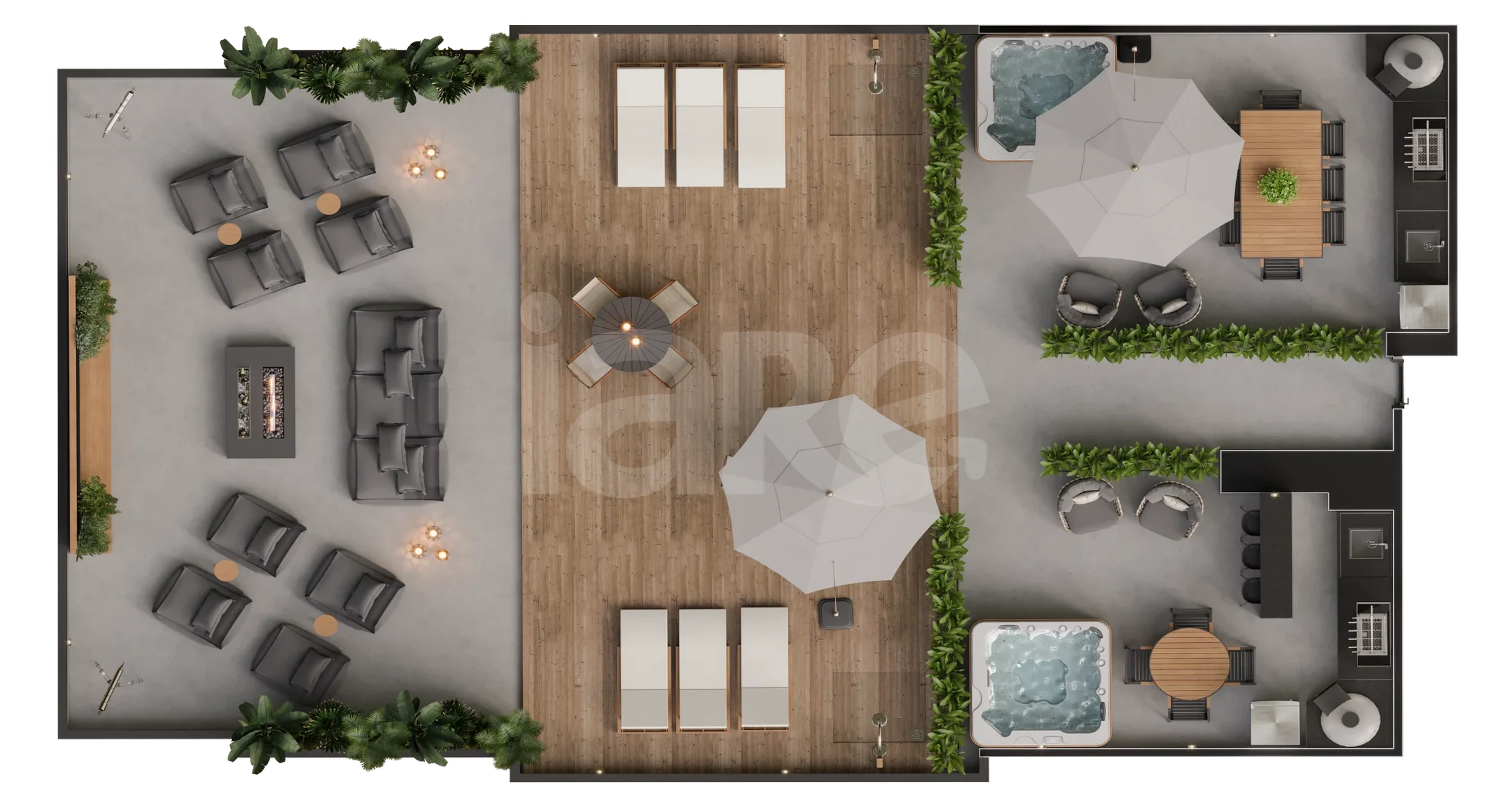 Planta — Pavimento rooftop