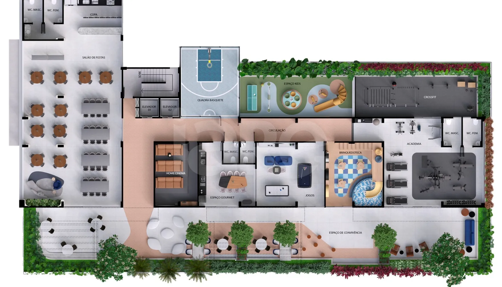 Planta — Pavimento 2